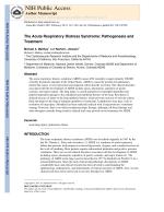 The Acute Respiratory Distress Syndrome: Pathogenesis and Treatment