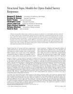 Structural Topic Models for Open-Ended Survey Responses