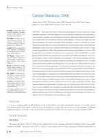 Cancer Statistics, 2006