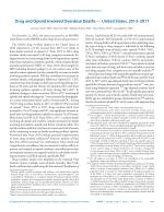Drug and Opioid-Involved Overdose Deaths — United States, 2013–2017