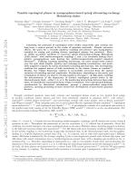 Tunable topological phases in nanographene-based spin-½ alternating-exchange Heisenberg chains