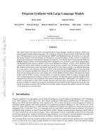 Program Synthesis with Large Language Models