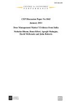 Does Management Matter? Evidence from India