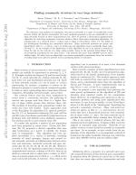 Finding community structure in very large networks