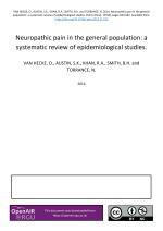 Neuropathic pain in the general population: a systematic review of epidemiological studies.