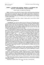 GMRES: A GENERALIZED MINIMAL RESIDUAL ALGORITHM FOR SOLVING NONSYMMETRIC LINEAR SYSTEMS