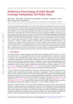 Preference Fine-Tuning of LLMs Should Leverage Suboptimal, On-Policy Data
