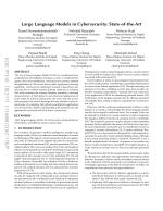 Large Language Models in Cybersecurity: State-of-the-Art