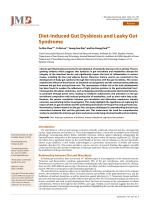 Diet-Induced Gut Dysbiosis and Leaky Gut Syndrome