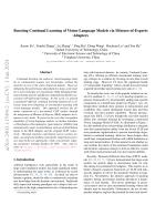 Boosting Continual Learning of Vision-Language Models via Mixture-of-Experts Adapters