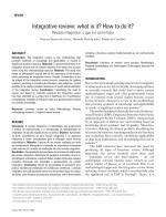 Integrative review: what is it? How to do it? Revisão integrativa: o que é e como fazer