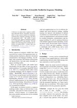 FAIRSEQ: A Fast, Extensible Toolkit for Sequence Modeling