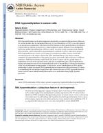 DNA hypomethylation in cancer cells