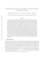 Interpretable Preferences via Multi-Objective Reward Modeling and Mixture-of-Experts