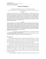 Validitas and Reliabilitas