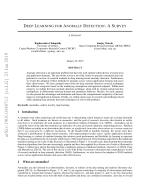 DEEP LEARNING FOR ANOMALY DETECTION: A SURVEY