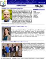 Computational Molecular Science and Engineering Forum Newsletter
