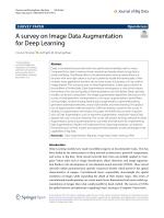 A survey on Image Data Augmentation for Deep Learning