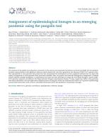 Assignment of epidemiological lineages in an emerging pandemic using the pangolin tool