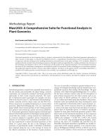 Blast2GO: A Comprehensive Suite for Functional Analysis in Plant Genomics
