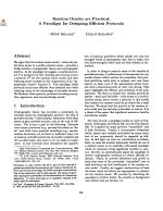 Random Oracles are Practical: A Paradigm for Designing Efficient Protocols
