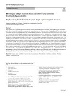 Electrospun trilayer eccentric Janus nanofibers for a combined treatment of periodontitis