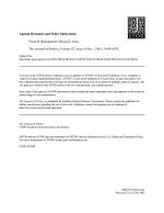 Agenda Dynamics and Policy Subsystems