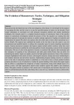 The Evolution of Ransomware: Tactics, Techniques, and Mitigation Strategies