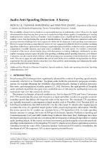 Audio Anti-Spoofing Detection: A Survey