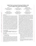Multi-Task Learning for Routing Problem with Cross-Problem Zero-Shot Generalization