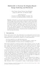 Blobworld: A System for Region-Based Image Indexing and Retrieval