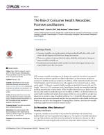 The Rise of Consumer Health Wearables: Promises and Barriers
