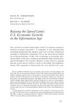 Raising the Speed Limit: U.S. Economic Growth in the Information Age