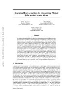 Learning Representations by Maximizing Mutual Information Across Views
