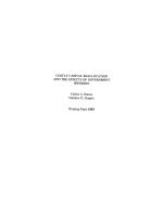 COSTLY CAPITAL REALLOCATION AND THE EFFECTS OF GOVERNMENT SPENDING