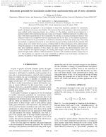 Interatomic potentials for monoatomic metals from experimental data and ab initio calculations