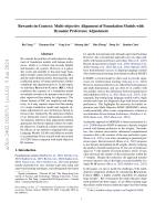 Rewards-in-Context: Multi-objective Alignment of Foundation Models with Dynamic Preference Adjustment