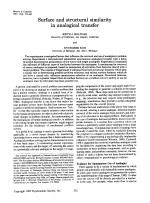 Surface and structural similarity in analogical transfer