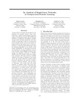 An Analysis of Single-Layer Networks in Unsupervised Feature Learning
