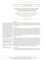 Irbesartan in Patients with Heart Failure and Preserved Ejection Fraction