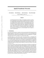 Spatial Transformer Networks