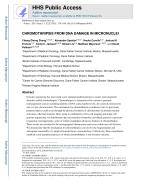 CHROMOTHRIPSIS FROM DNA DAMAGE IN MICRONUCLEI