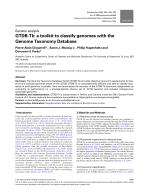 GTDB-Tk: a toolkit to classify genomes with the Genome Taxonomy Database