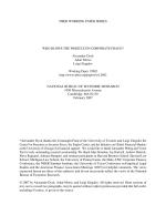 WHO BLOWS THE WHISTLE ON CORPORATE FRAUD?