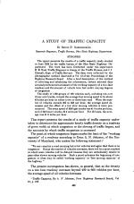 A STUDY OF TRAFFIC CAPACITY