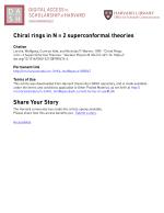 Chiral rings in N = 2 superconformal theories