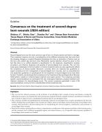 Consensus on the treatment of second-degree burn wounds (2024 edition)