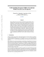 Understanding Emergent Abilities of Language Models from the Loss Perspective