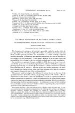 CATABOLIC REPRESSION OF BACTERIAL SPOORIZATION