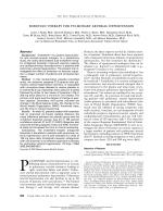 BOSENTAN THERAPY FOR PULMONARY ARTERIAL HYPERTENSION